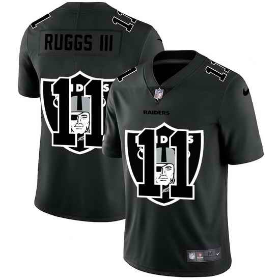 Las Vegas Raiders 11 Henry Ruggs III Men Nike Team Logo Dual Overlap Limited NFL Jersey Black